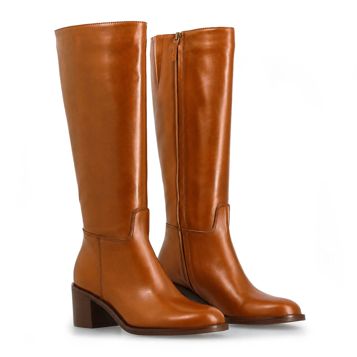 Messala - Stivale da donna in pelle marrone