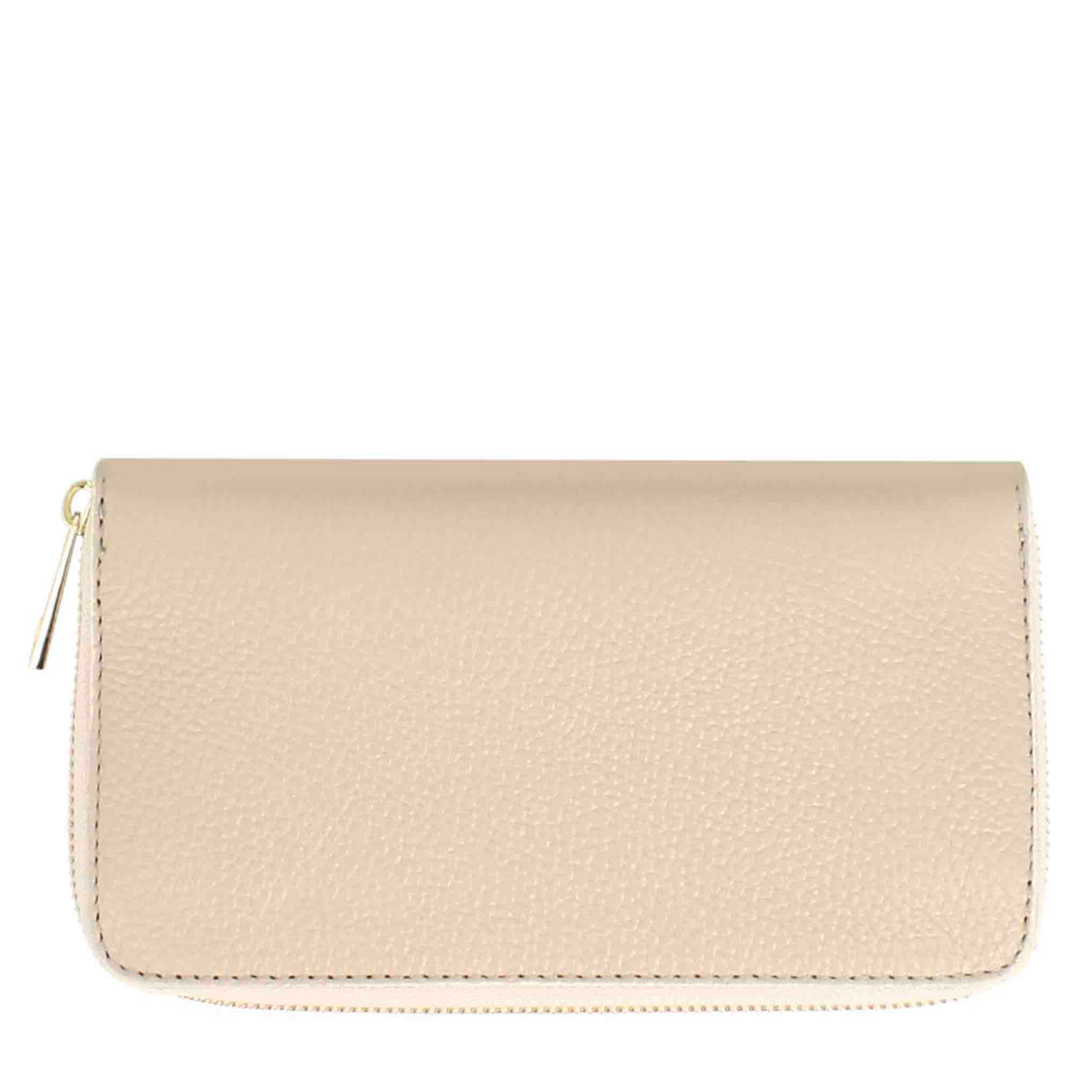 Portafoglio grande da donna in pelle con cerniera - LeonardoShoes