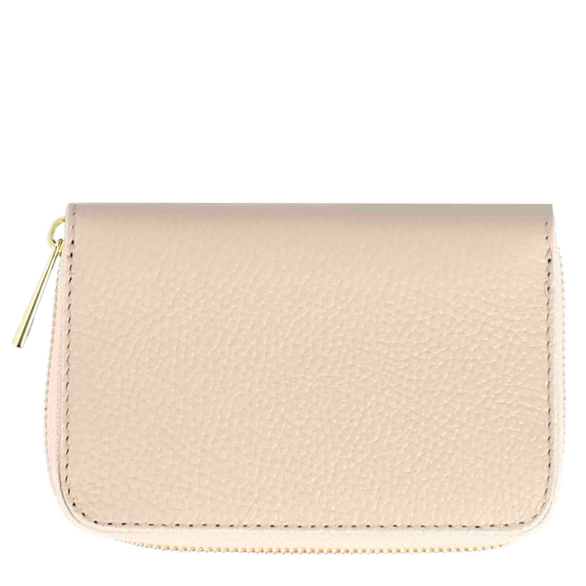 Portafoglio medio da donna in pelle con cerniera - LeonardoShoes