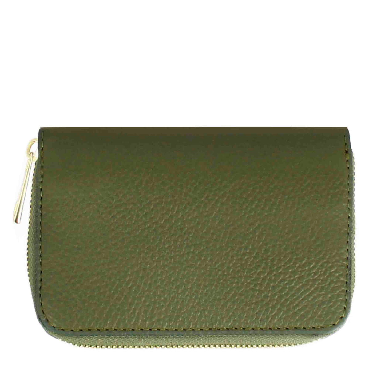 Portafoglio medio da donna in pelle con cerniera - LeonardoShoes
