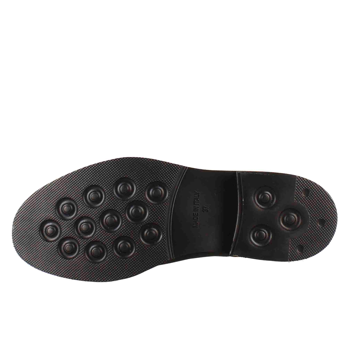 Stivaletto chelsea paupa da donna in pelle lavata colore nero - LeonardoShoes