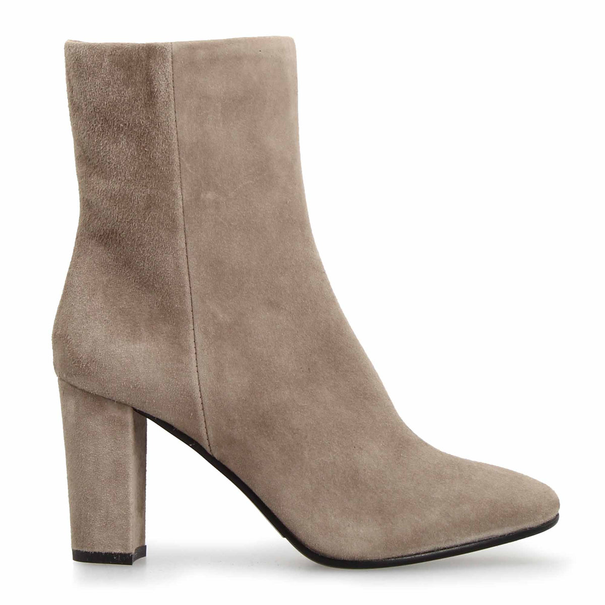 Vesper C - Stivaletto tacco alto donna in camoscio grigio