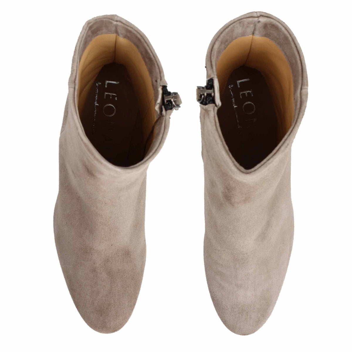 Vesper C - Stivaletto tacco alto donna in camoscio grigio