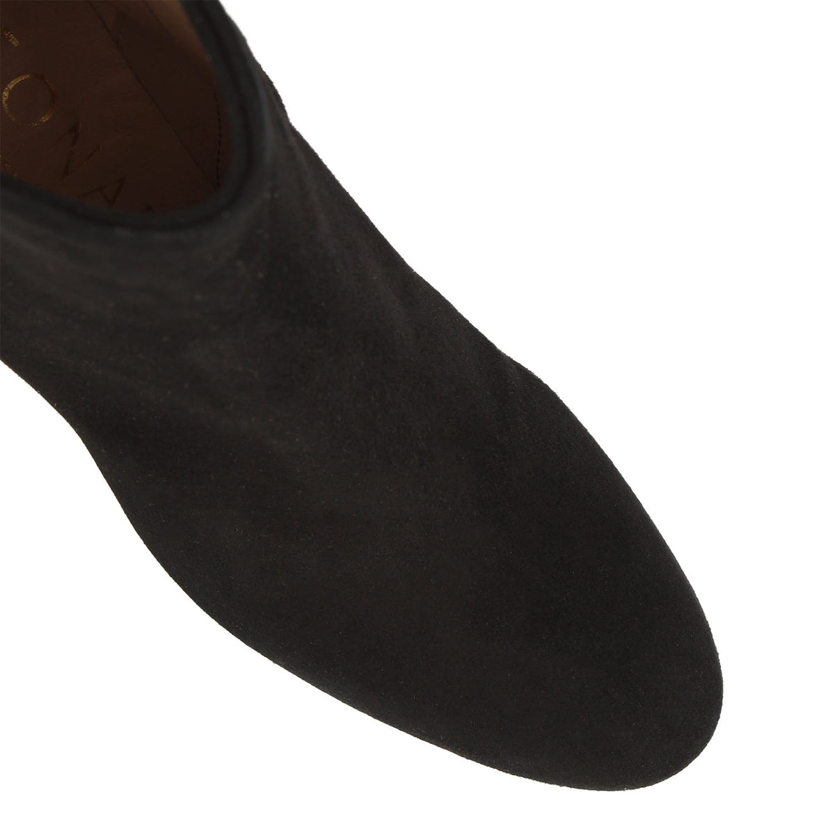 Vesper C - Stivaletto tacco alto donna in camoscio nero - LeonardoShoes