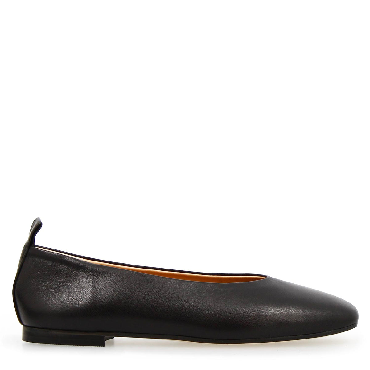 Ballerina Venere da donna in pelle nera - LeonardoShoes