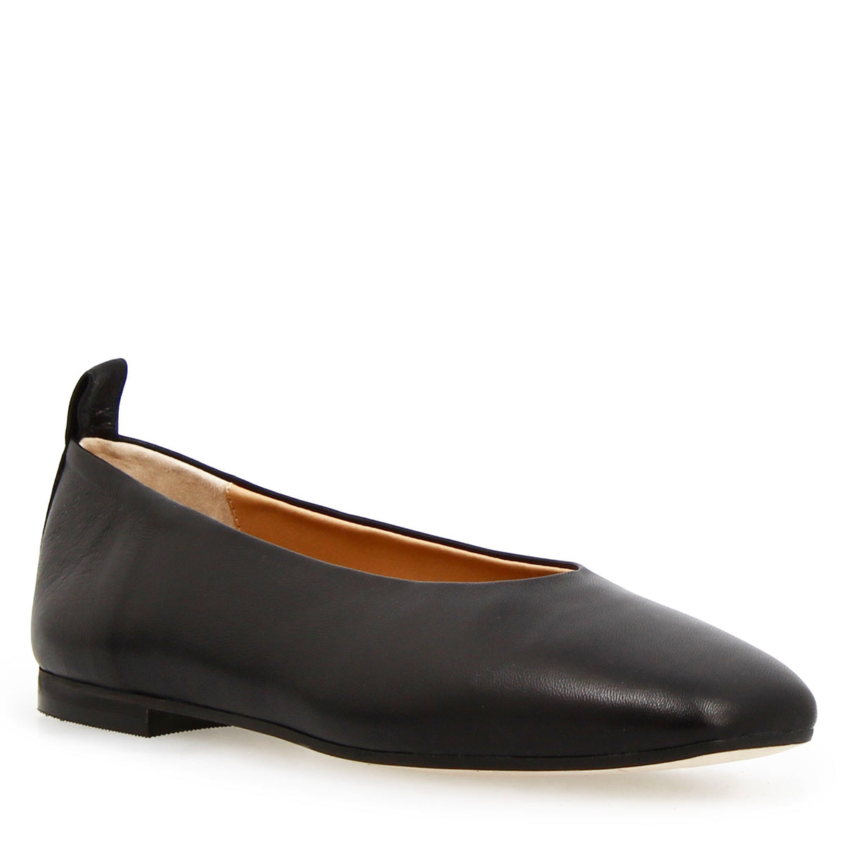 Ballerina Venere da donna in pelle nera - LeonardoShoes