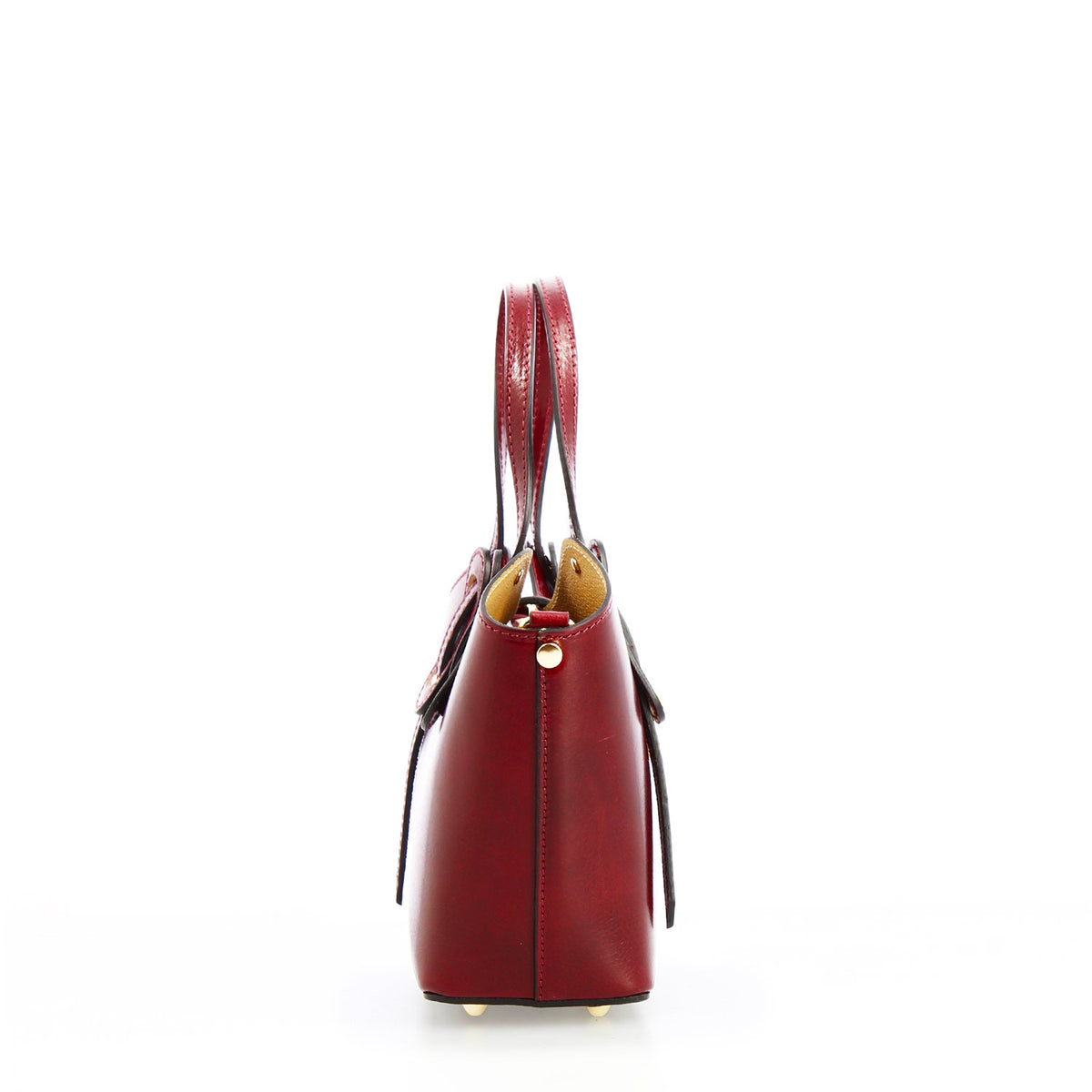 Borsa a mano Lisa da donna in pelle bordeaux - LeonardoShoes