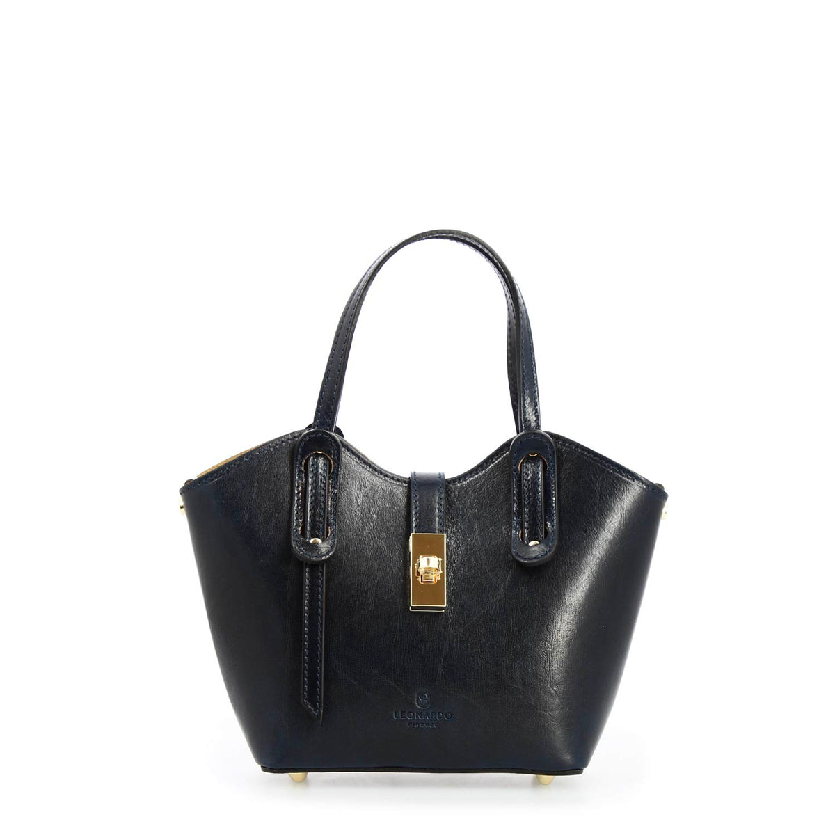 Borsa a mano Lisa da donna in pelle nera - LeonardoShoes