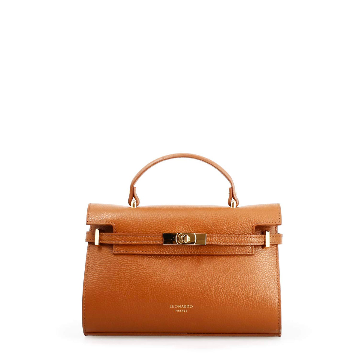 Borsa a mano Emily da donna in pelle marrone