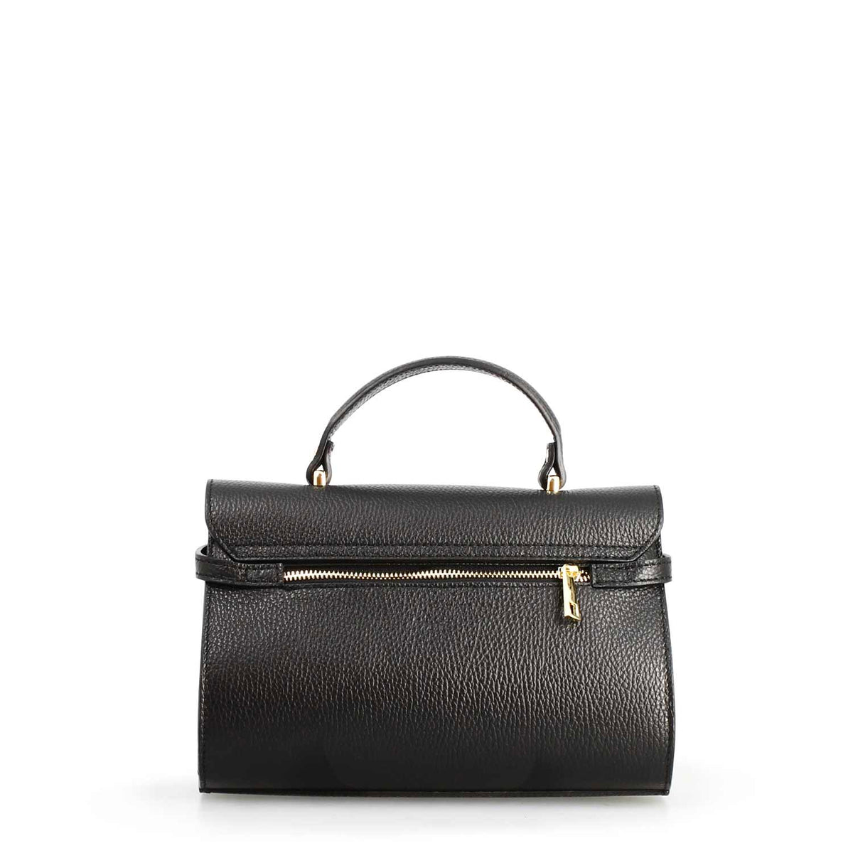 Borsa a mano Emily da donna in pelle nera - LeonardoShoes