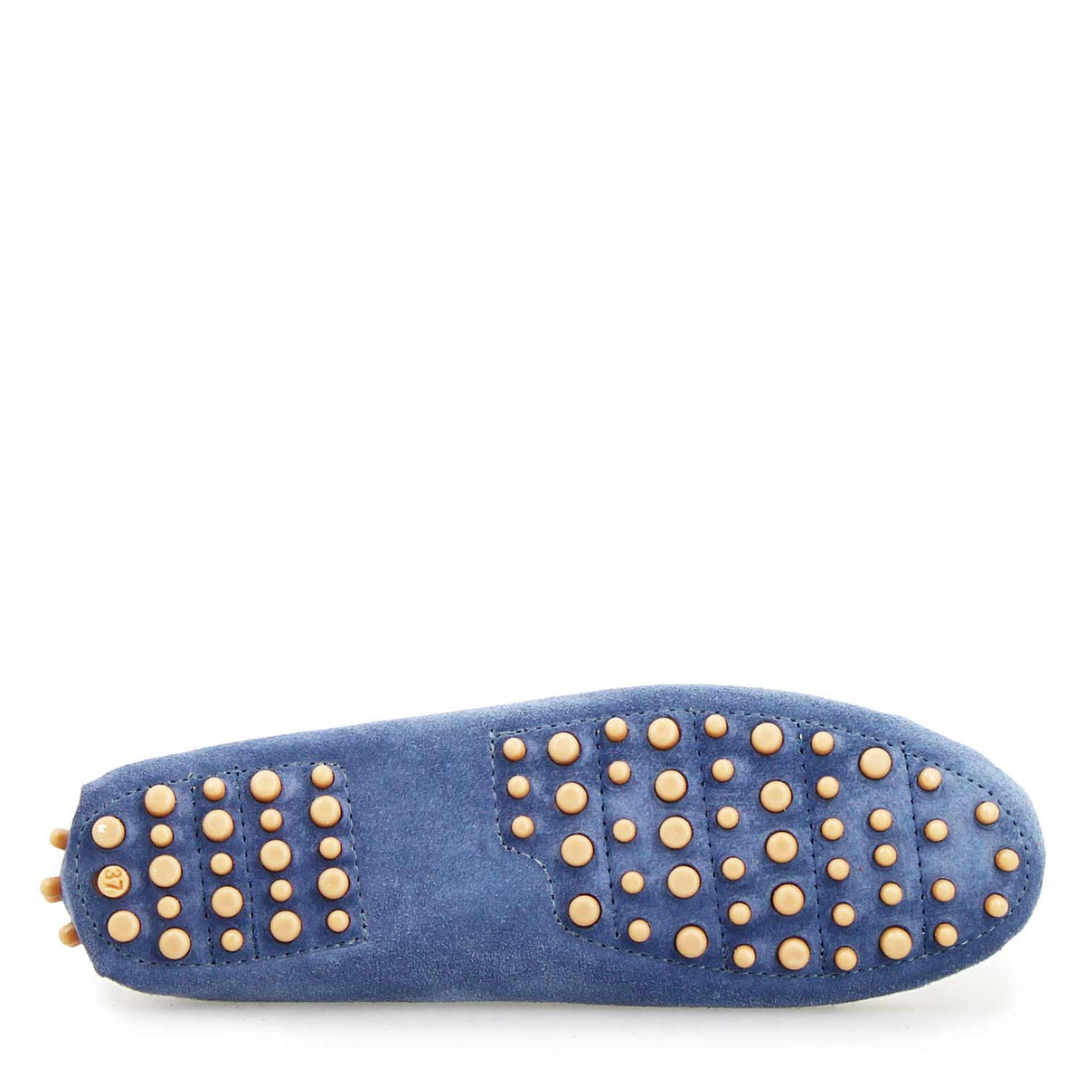 Car shoe Garda da donna in camoscio celeste - LeonardoShoes