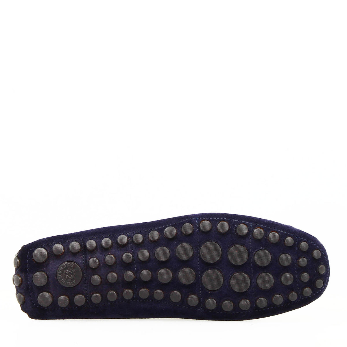 Car shoe Garda da uomo in camoscio blu - LeonardoShoes