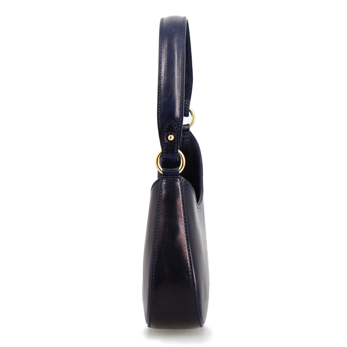 Isotta M - Borsa a mano da donna in pelle blu