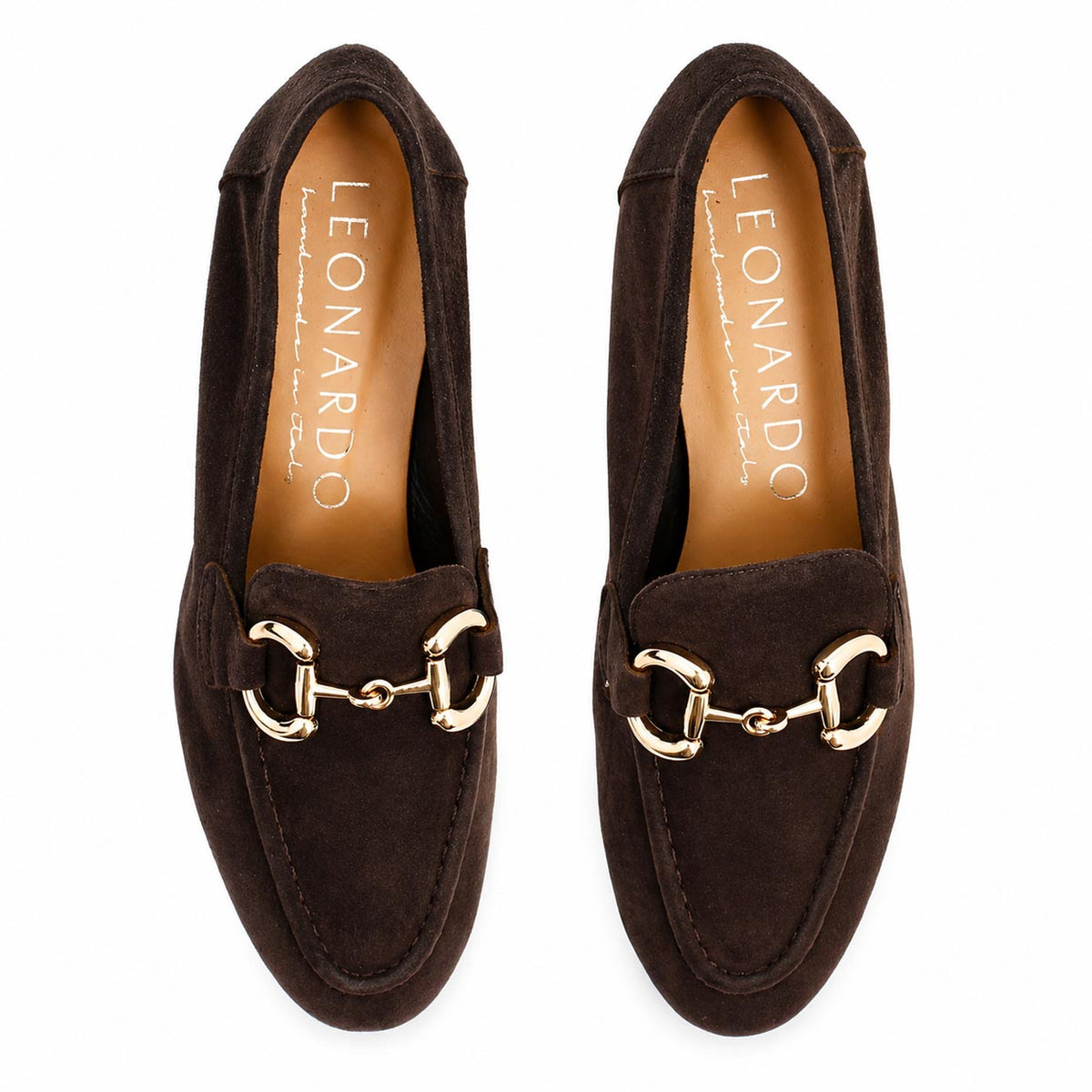 Mocassino da donna Baltea in camoscio marrone scuro - LeonardoShoes