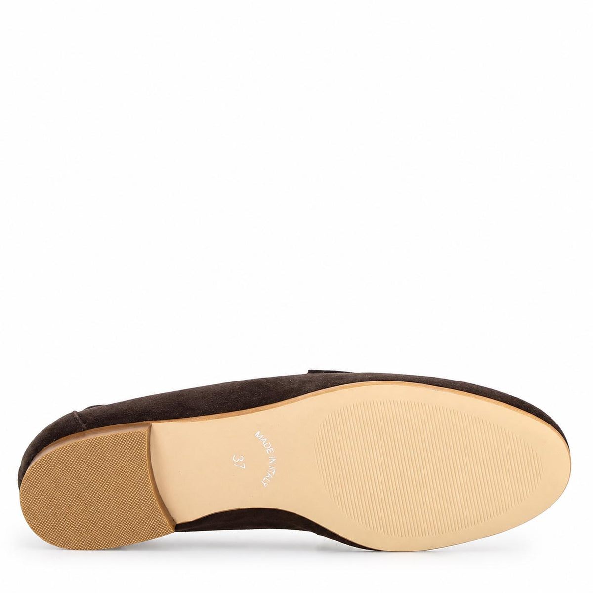 Mocassino da donna Baltea in camoscio marrone scuro - LeonardoShoes