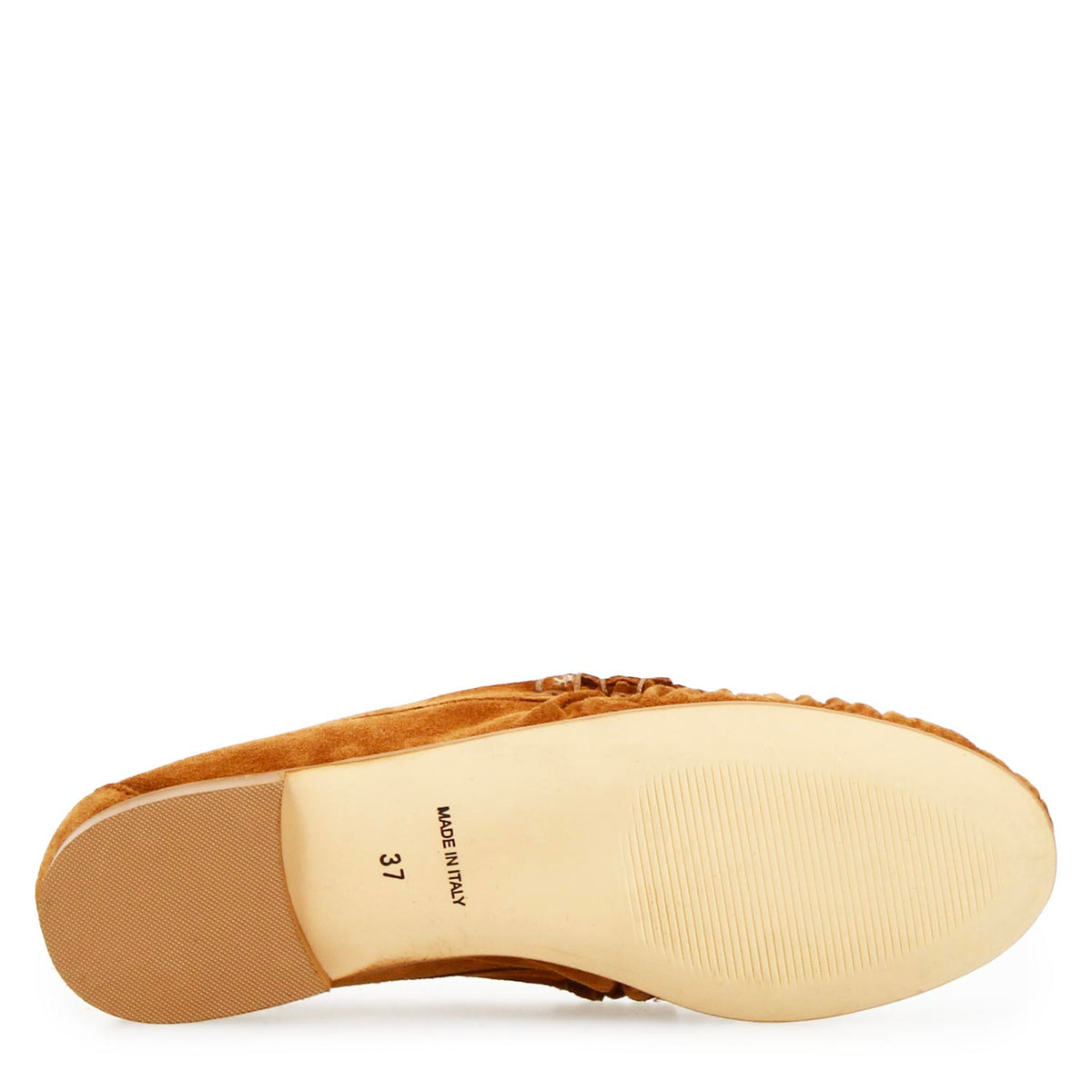 Mocassino da donna Moka in camoscio marrone - LeonardoShoes