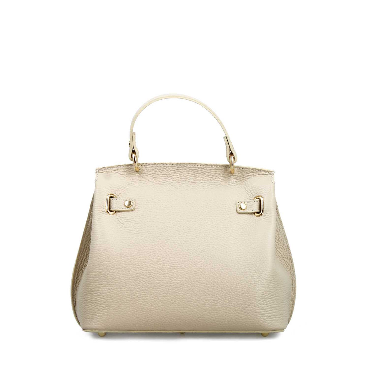 Borsa a mano e tracolla Ninfea da donna in pelle bianca - LeonardoShoes