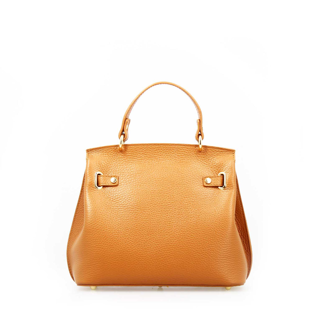 Borsa a mano Ninfea da donna in pelle marrone chiaro - LeonardoShoes