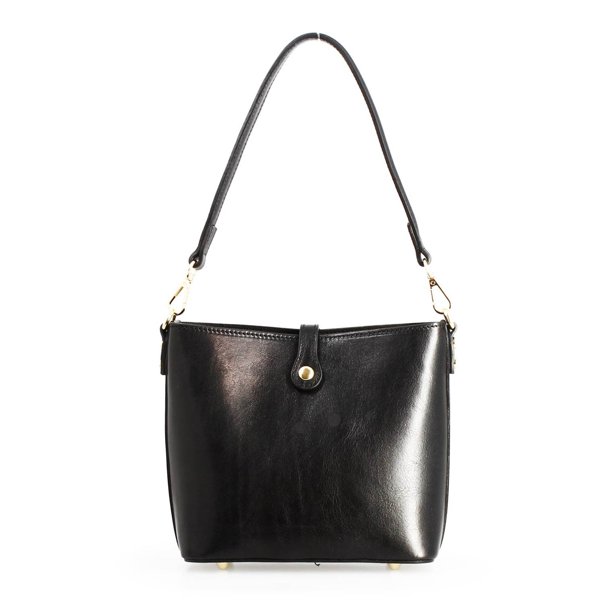 Borsa a spalla Atena da donna in pelle nera