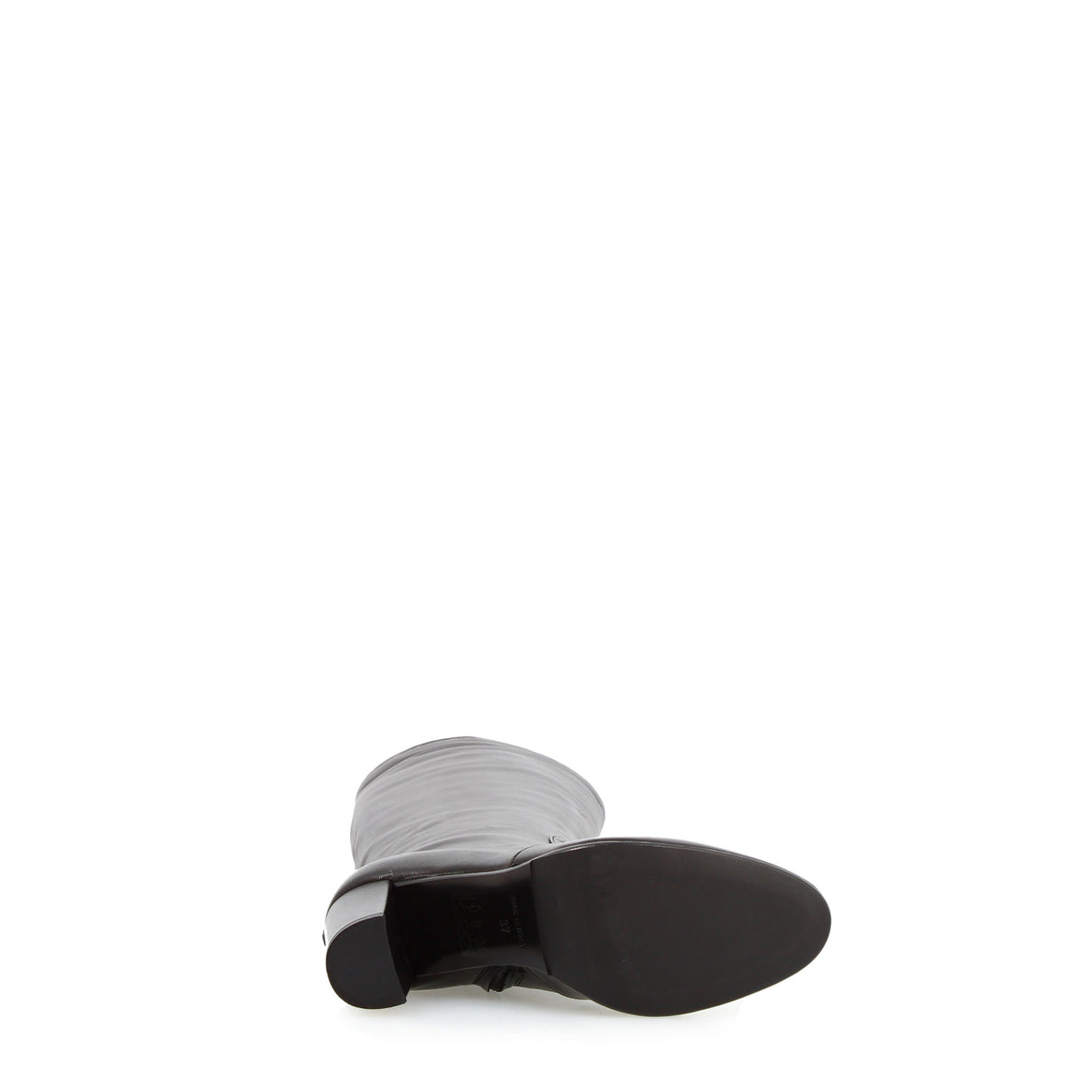 Signoria - Stivale tacco alto da donna in pelle nera