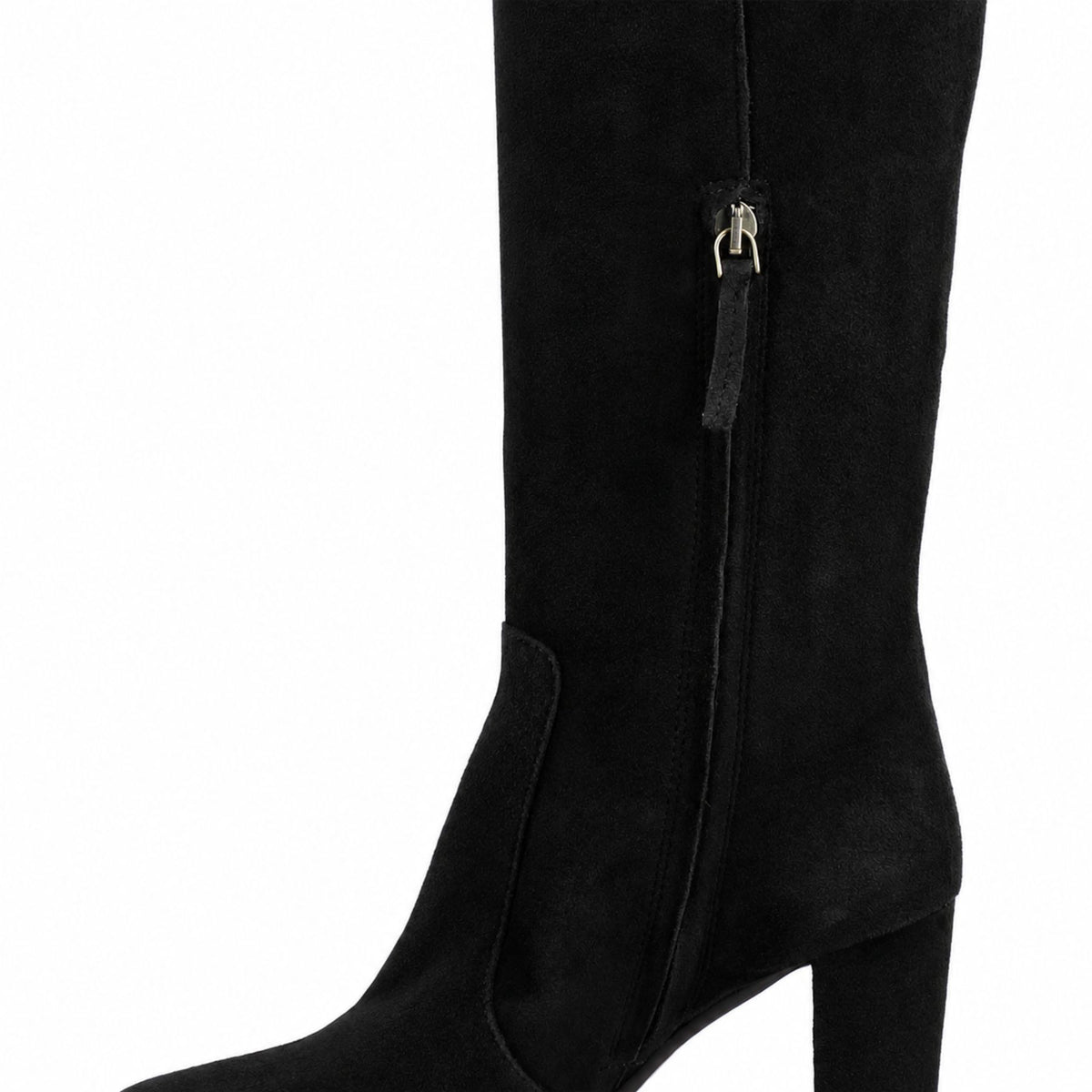 Signoria - Stivale tacco alto da donna in camoscio nero