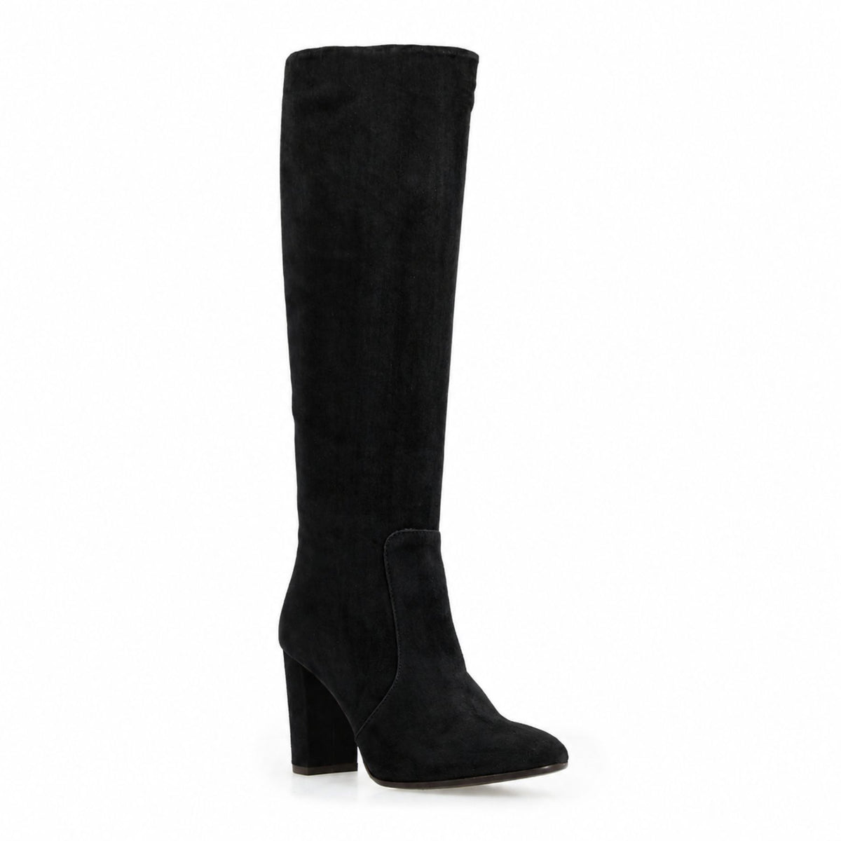 Signoria - Stivale tacco alto da donna in camoscio nero