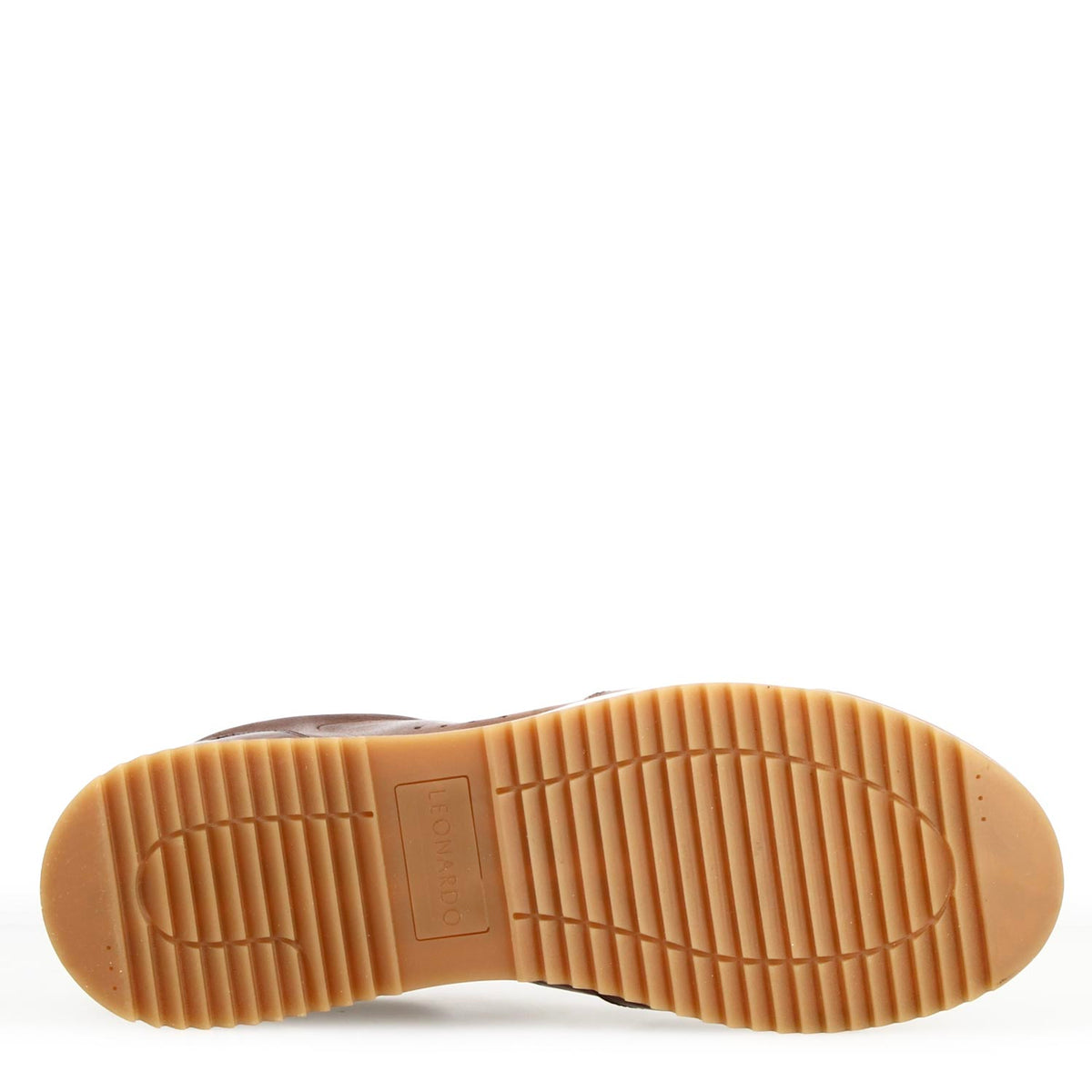 Sneaker Barberino da uomo in pelle marrone - LeonardoShoes