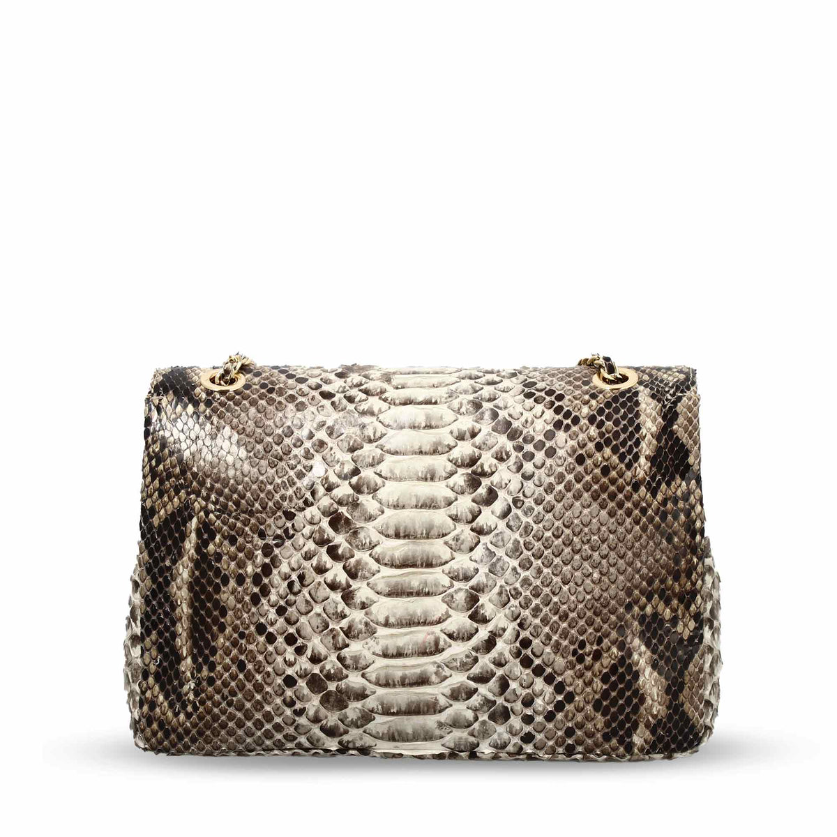 Borsa a spalla da donna in pelle pregiata marrone