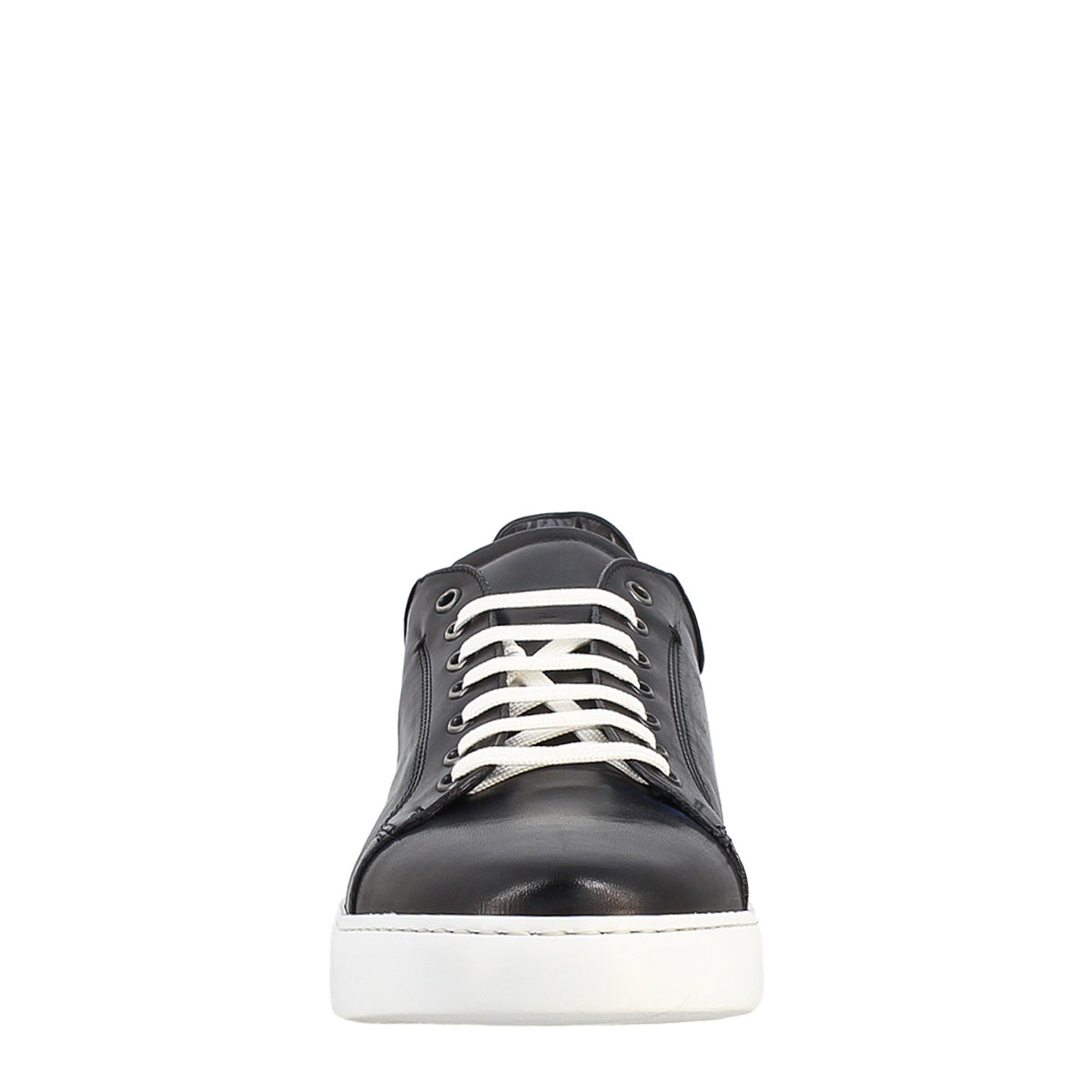 Sneaker blu elegante da uomo in pelle liscia - LeonardoShoes